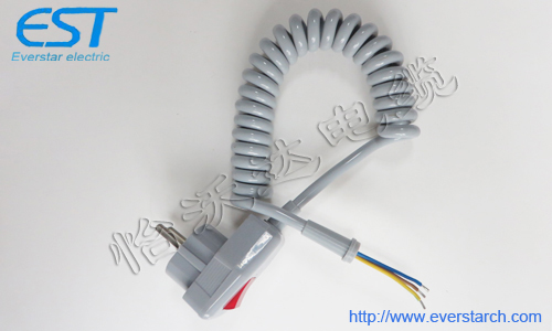 可定制机器设备线束加工螺旋电缆