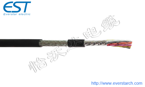 16芯26AWG 双绞双屏蔽高柔性拖链控制电缆