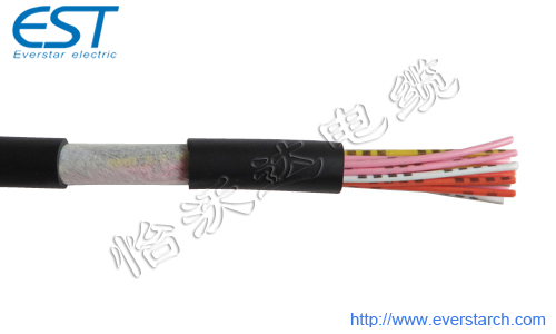 40芯信号传输高柔性拖链电缆